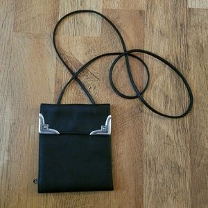 Crossbody Leather Passport Bag